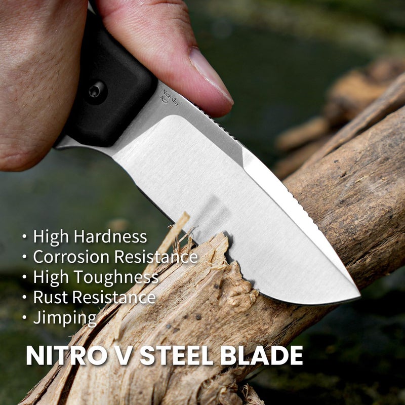 KIZER Nice Guy Pocket Folding Knife, 2.84" Nitro V Blade, Lightweight Sharp Camping and Hiking Knife, Tough Aluminium Handle, Liner Lock Flipper Knives V3011A2 - Image 2